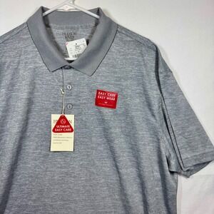 Hudson River Polo Shirt Easy Care Performance Stretch‎ Gray Mens Sz XL NWT